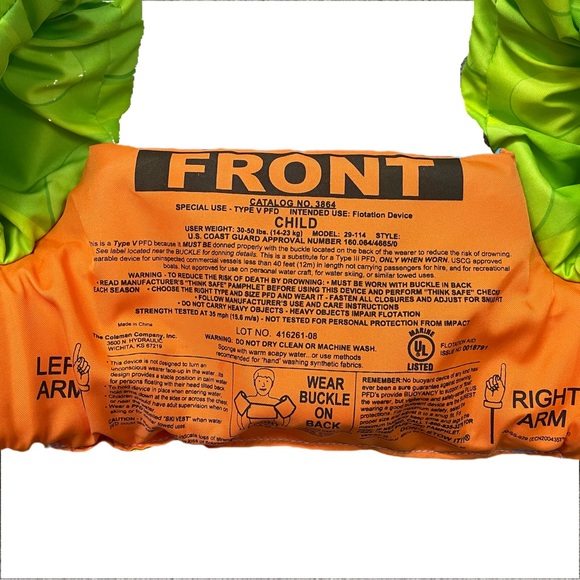 Goldfish puddle jumper (child 30-50lbs) - Picture 4 of 4